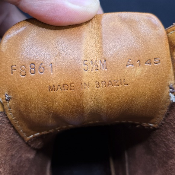 Vtg COLE HAAN Country Brown Leather Boots F8861 / Women's Size 5.5M - Picture 10 of 10